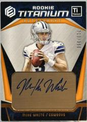 Mike White [Copper] Football Cards 2018 Panini Elements Rookie Titanium Autographs Prices