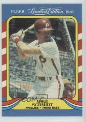 Mike Schmidt #37 Baseball Cards 1987 Fleer Limited Edition Prices