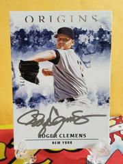Roger Clemens [Silver Ink] Baseball Cards 2021 Panini Chronicles Origins Autographs Prices