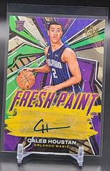 Caleb Houstan #FP-CHO Basketball Cards 2022 Panini Court Kings Fresh Paint Autographs Prices