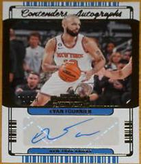 Evan Fournier [Gold] #CA-EFN Basketball Cards 2022 Panini Contenders Autographs Prices