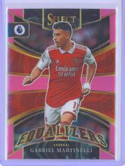 Gabriel Martinelli [Pink] Soccer Cards 2022 Panini Select Premier League Equalizers Prices