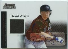 David Wright [Jersey] #BS-DW Baseball Cards 2004 Bowman Sterling Relic Autograph Prices