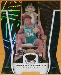 Romeo Langford #21 Basketball Cards 2019 Panini Crown Royale Rookie Royalty Prices