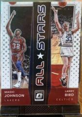 Larry Bird, Magic Johnson Basketball Cards 2021 Panini Donruss Optic All Stars Prices