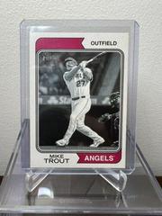 Mike Trout [Black & White Image Variation] #5 Baseball Cards 2023 Topps Heritage Prices