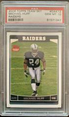 Michael Huff Football Cards 2006 Topps Team Set Raiders Prices
