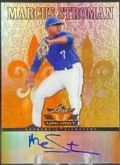 Marcus Stroman [Orange Autograph] Baseball Cards 2012 Leaf Valiant Prices