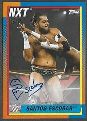 Santos Escobar [Blue] Wrestling Cards 2021 Topps Heritage WWE Autographs Prices