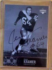 Jerry Kramer [Autograph] Football Cards 1997 Upper Deck Legends Prices
