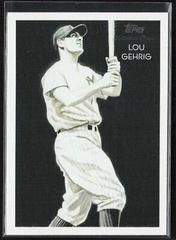Lou Gehrig [Umbrella Black Back] #229 Baseball Cards 2010 Topps National Chicle Prices