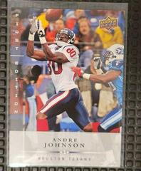 Andre Johnson Football Cards 2008 Upper Deck First Edition Prices