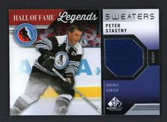 Peter Stastny #HOF-PS Hockey Cards 2021 SP Game Used HOF Legends Sweaters Prices