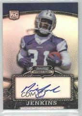 Mike Jenkins [Autograph Refractor] Football Cards 2008 Bowman Sterling Prices