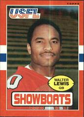 Walter Lewis Football Cards 1985 Topps USFL Prices