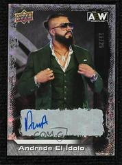 Andrade El Idolo [Pyro Autograph] Wrestling Cards 2022 Upper Deck AEW Prices
