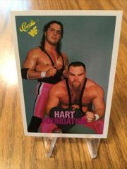 Hart Foundation Wrestling Cards 1989 Classic WWF Prices