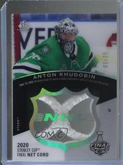 Anton Khudobin Hockey Cards 2021 SP Game Used 2020 NHL Stanley Cup Finals Net Cord Relics Prices