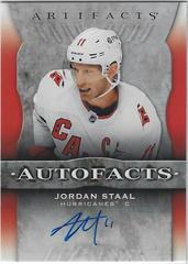 Jordan Staal Hockey Cards 2021 Upper Deck Artifacts Auto Facts Prices
