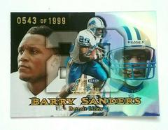 Barry Sanders Football Cards 1999 Flair Showcase Prices