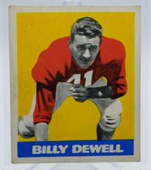 Billy Dewell #39 Football Cards 1948 Leaf Prices