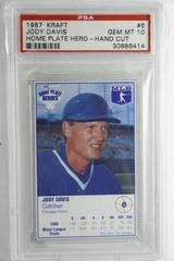 Jody Davis Baseball Cards 1987 Kraft Home Plate Heroes Hand Cut Prices