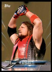 AJ Styles [Bronze] #2 Wrestling Cards 2018 Topps WWE Prices