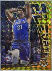 Joel Embiid [Reactive Yellow] #12 Basketball Cards 2022 Panini Mosaic Elevate Prices