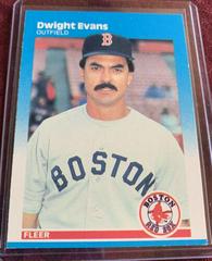 Dwight Evans #34 Baseball Cards 1987 Fleer Prices