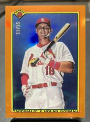Nolan Gorman [Orange Refractor] #90BNG Baseball Cards 2020 Bowman Chrome 1990 Prices