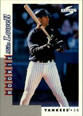 Mike Lowell #252 Baseball Cards 1998 Score Rookie Traded Prices