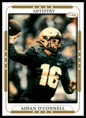 Aidan O'Connell [Gold] #6 Football Cards 2023 Sage Artistry Prices