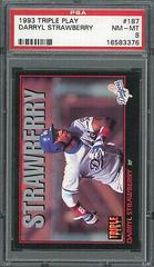 Darryl Strawberry #187 Baseball Cards 1993 Panini Donruss Triple Play Prices