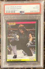 The Undertaker Wrestling Cards 1992 Merlin WWF Gold Series 1 Prices