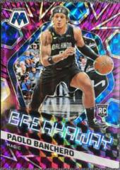 Paolo Banchero [Purple] #19 Basketball Cards 2022 Panini Mosaic Breakaway Prices