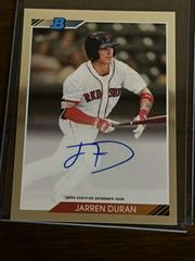 Jarren Duran Baseball Cards 2020 Bowman Heritage Chrome Autographs Prices