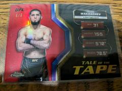 Islam Makhachev [Red Refractor] #TFT-10 Ufc Cards 2024 Topps Chrome UFC Tale of the Tape Prices