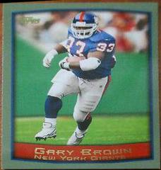 Gary Brown #196 Football Cards 1999 Topps Prices