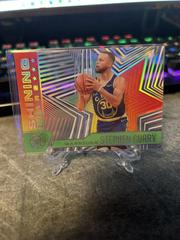 Stephen Curry [Green] #12 Basketball Cards 2020 Panini Illusions Shining Stars Prices