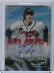 Freddie Freeman [Red] Baseball Cards 2022 Topps Chrome Heart of the City Autographs Prices
