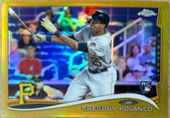Gregory Polanco [Gold Refractor] Baseball Cards 2014 Topps Chrome Update Prices