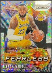 LeBron James [Fast Break] Basketball Cards 2019 Panini Prizm Fearless Prices