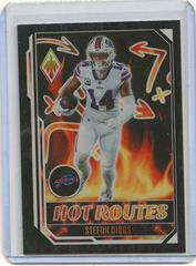 Stefon Diggs [Black] #HR-14 Football Cards 2022 Panini Phoenix Hot Routes Prices