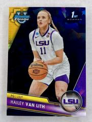 Hailey van Lith [Black Sapphire] #25 Basketball Cards 2023 Bowman Chrome University Sapphire Prices