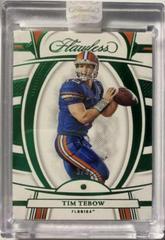 Tim Tebow [Emerald] #3 Football Cards 2023 Panini Flawless Collegiate Prices