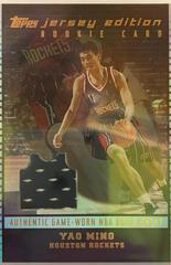 Yao Ming Basketball Cards 2002 Topps Jersey Edition Prices