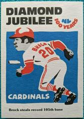 Lou Brock #14 Baseball Cards 1976 Laughlin Diamond Jubilee Prices