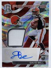 David Bell [Wave] Football Cards 2022 Panini Spectra Aspiring Patch Autographs Prices