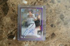 Austin Riley [Purple Refractor] Baseball Cards 2015 Bowman Chrome Draft Pick Autograph Prices