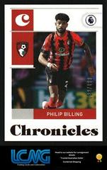 Philip Billing [Red] #2 Soccer Cards 2022 Panini Chronicles Premier League Prices